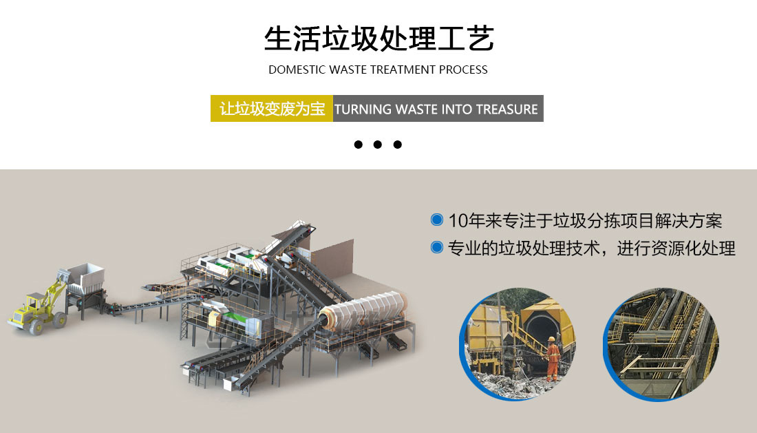 生活垃圾分拣处理设备工艺 生活垃圾分拣处理设备工艺